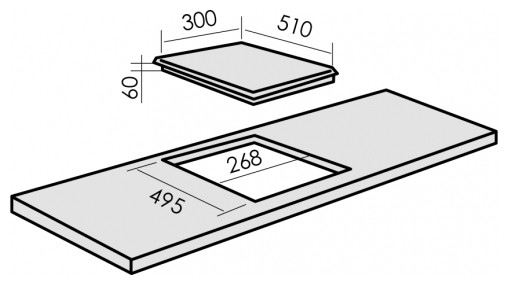 Газовая варочная панель MBS PG-301
