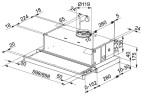 Встраиваемая вытяжка Franke FTC 632L BK 315.0547.798