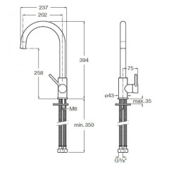 Смеситель для кухни Roca Etna 75A7B09C00 хром
