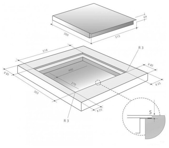 Индукционная варочная панель De Dietrich DPI 7360 X