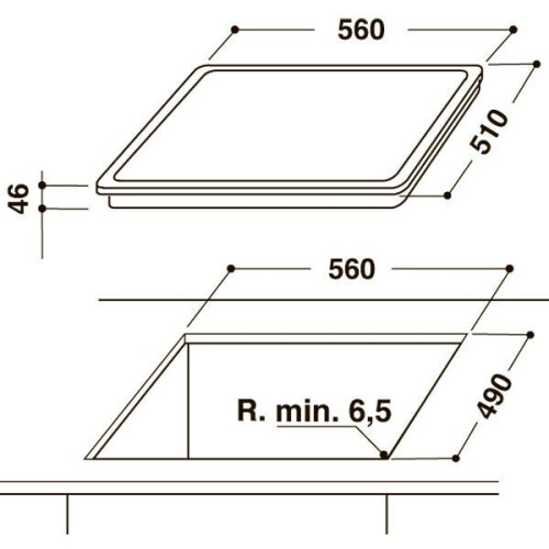 Электрическая варочная панель Hotpoint- Ariston HAR 642 DO X
