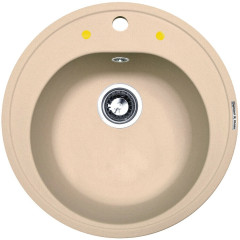 Кухонная мойка Zigmund &amp; Shtain Kreis 505 топленое молоко