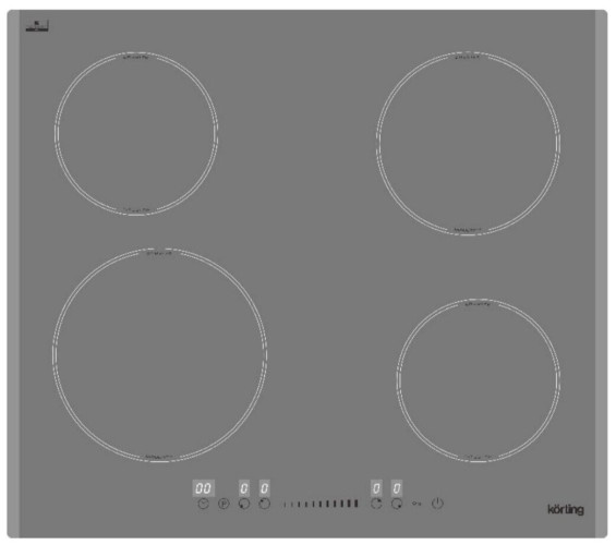 Индукционная варочная панель Korting HI 64560 BGR
