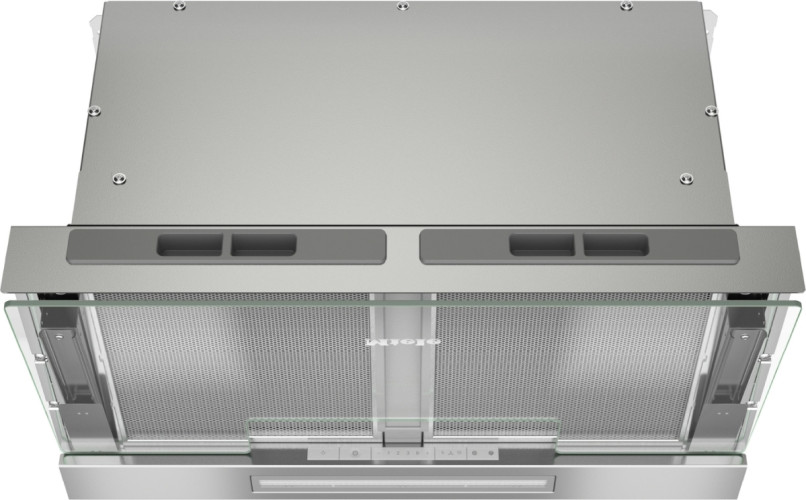 Встраиваемая вытяжка Miele DAS 4640 Transparent Glass, прозрачное стекло/нержавеющая сталь