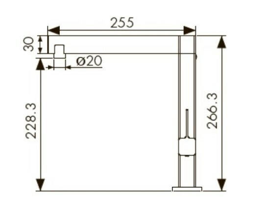 Смеситель для кухни Kaiser Vico 30044