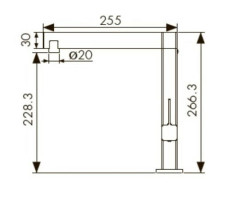 Смеситель для кухни Kaiser Vico 30044