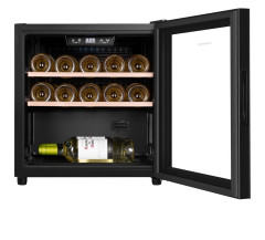 Винный шкаф Zugel ZCWF331DB черный