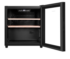 Винный шкаф Zugel ZCWF331DB черный