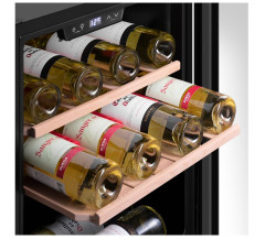 Винный шкаф Zugel ZCWF331DB черный