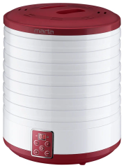 Сушилка для овощей и фруктов Marta MT-1878 бордовый гранат