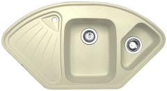 Кухонная мойка Zigmund &amp; Shtain ECKIG 1000.2 молодое шампанское