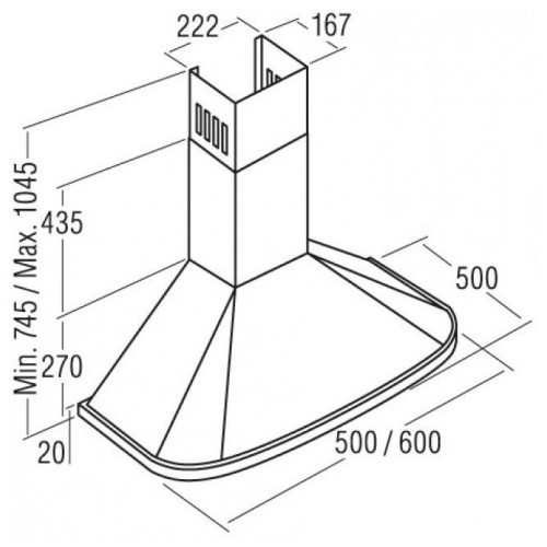 Кухонная вытяжка Cata Neblia 600 White