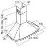 Кухонная вытяжка Cata Neblia 600 White