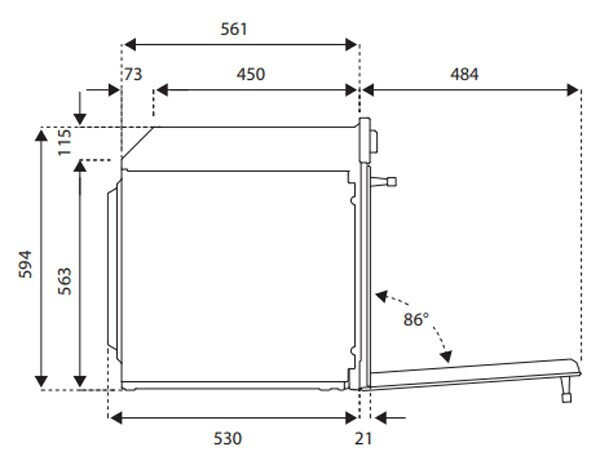 Электрический духовой шкаф Bertazzoni F909PROEKX