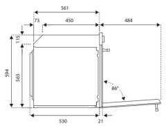 Электрический духовой шкаф Bertazzoni F909PROEKX