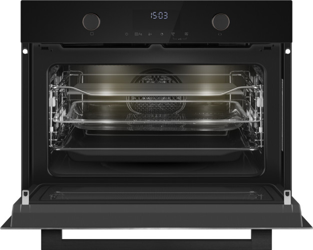 Электрический духовой шкаф Weissgauff OE 4551 DB Black Edition