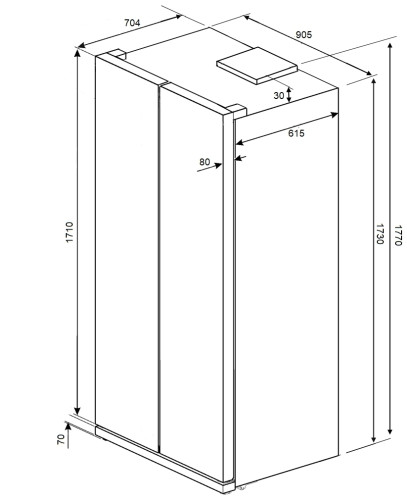 Холодильник Kuppersberg NFML 177 WG