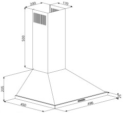 Кухонная вытяжка Simfer SM52B