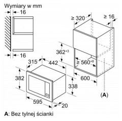Встраиваемая микроволновая печь Bosch BEL620MB3