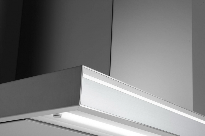 Кухонная вытяжка Falmec Lumina NRS Glass Steel 120 CLMN20.00P2 NEUI490F