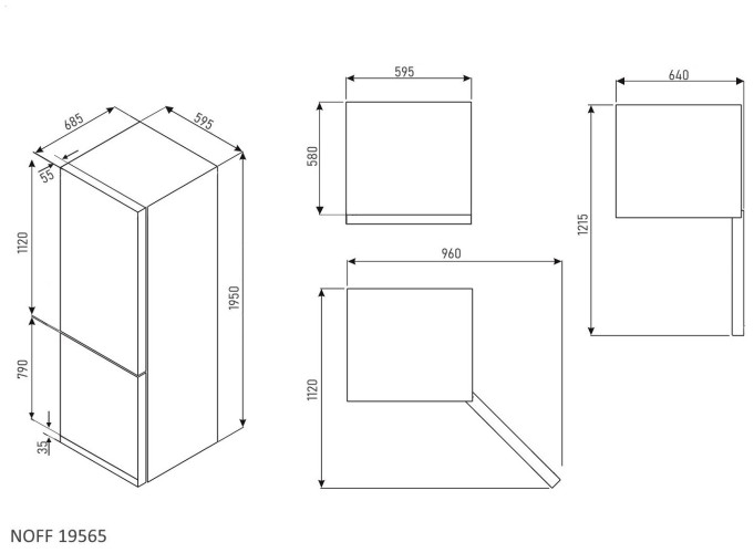 Холодильник Kuppersberg NOFF 19565 C