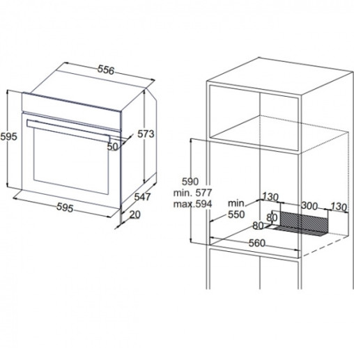 Электрический духовой шкаф Zigmund Shtain E 149 I
