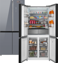 Холодильник Weissgauff WCD 590 Dark Grey Glass