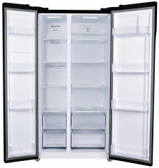 Холодильник Hyundai CS6503FV черное стекло