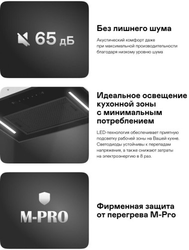 Встраиваемая вытяжка Garlyn СH 50