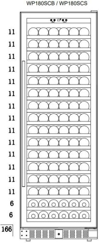 Винный шкаф Temptech WP180SCS