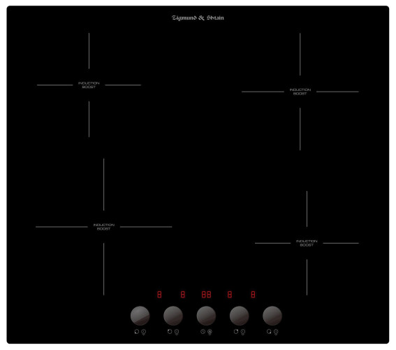 Индукционная варочная панель Zigmund & Shtain CI 45.6 B