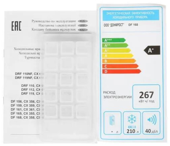 Морозильная камера Nordfrost DF 168 IAP