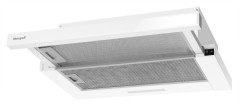 Встраиваемая вытяжка Weissgauff Hide 600 White Glass