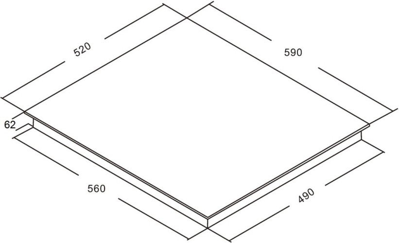 Индукционная варочная панель Akpo PIA 6094218FZ BL