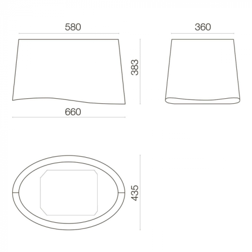 Островная вытяжка Falmec Mare E.Ion Glass Black 66 см CENI66.E0P6 ZZZN441F
