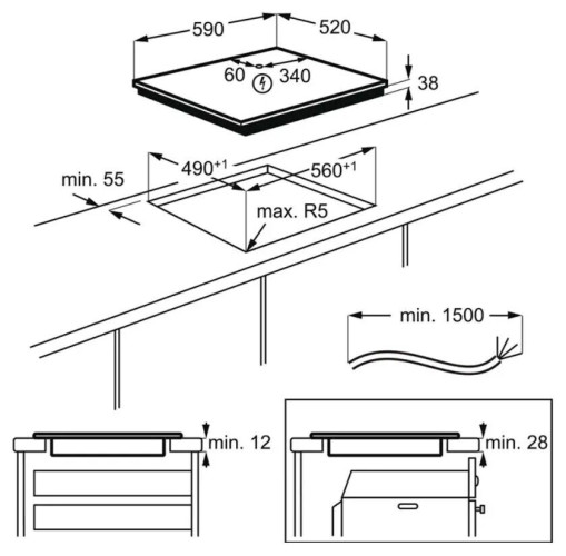 Электрическая варочная панель Zanussi CKZ 6432 KM