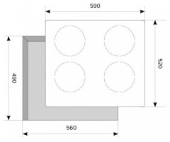 Индукционная варочная панель Akpo PIA 6094014CC BL