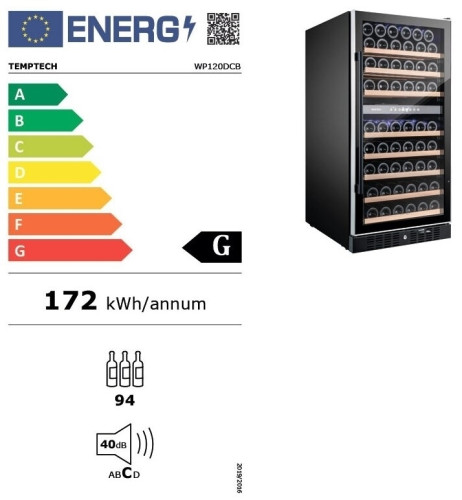 Винный шкаф Temptech WP120DCB