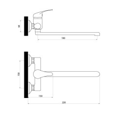 Смеситель для кухни Славен СЛ-ОД-П24