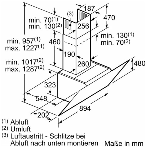 Кухонная вытяжка Bosch DWK 98PP60