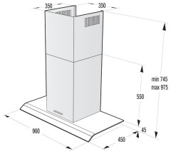 Кухонная вытяжка Gorenje WHGC 933 E16 X