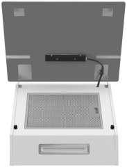 Кухонная вытяжка Maunfeld Astro 50 белое стекло