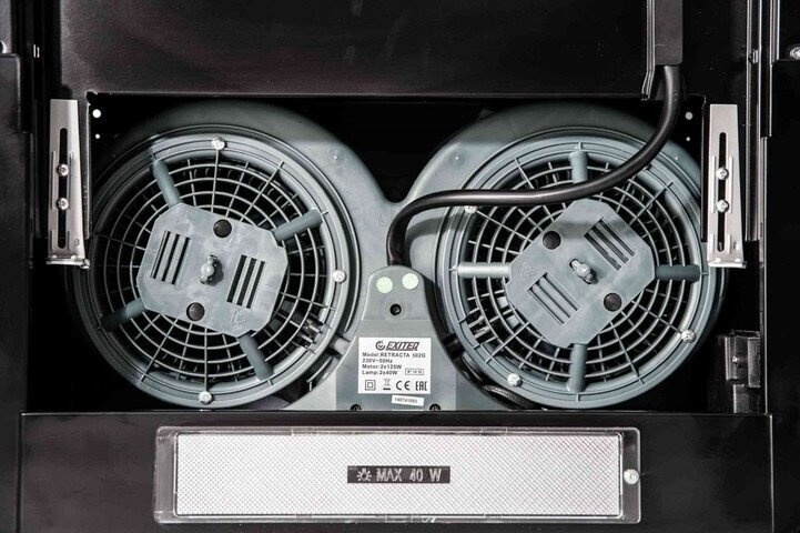 Встраиваемая вытяжка Exiteq Retracta 502 G black