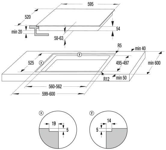 Индукционная варочная панель Gorenje IT 640 BSC
