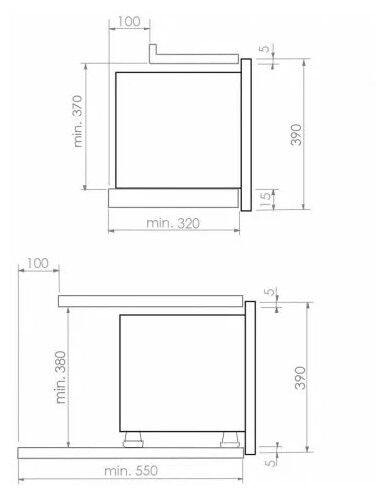 Встраиваемая микроволновая печь PANDO PHM 950