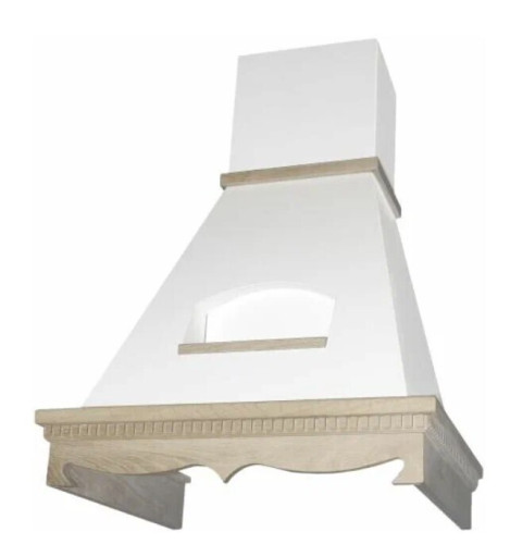 Кухонная вытяжка Elikor Adele 90P-650-P3D WH Muar/OAK