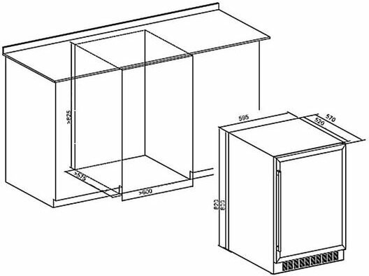 Винный шкаф MAUNFELD MBWC-135D46