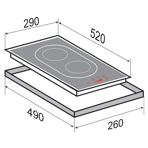 Индукционная варочная панель Zigmund & Shtain CI 29.3 B
