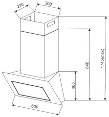 Кухонная вытяжка Exiteq Anastasia 60