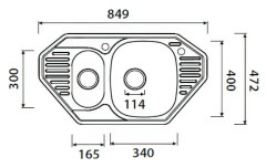 Кухонная мойка Kaiser KSS-8547